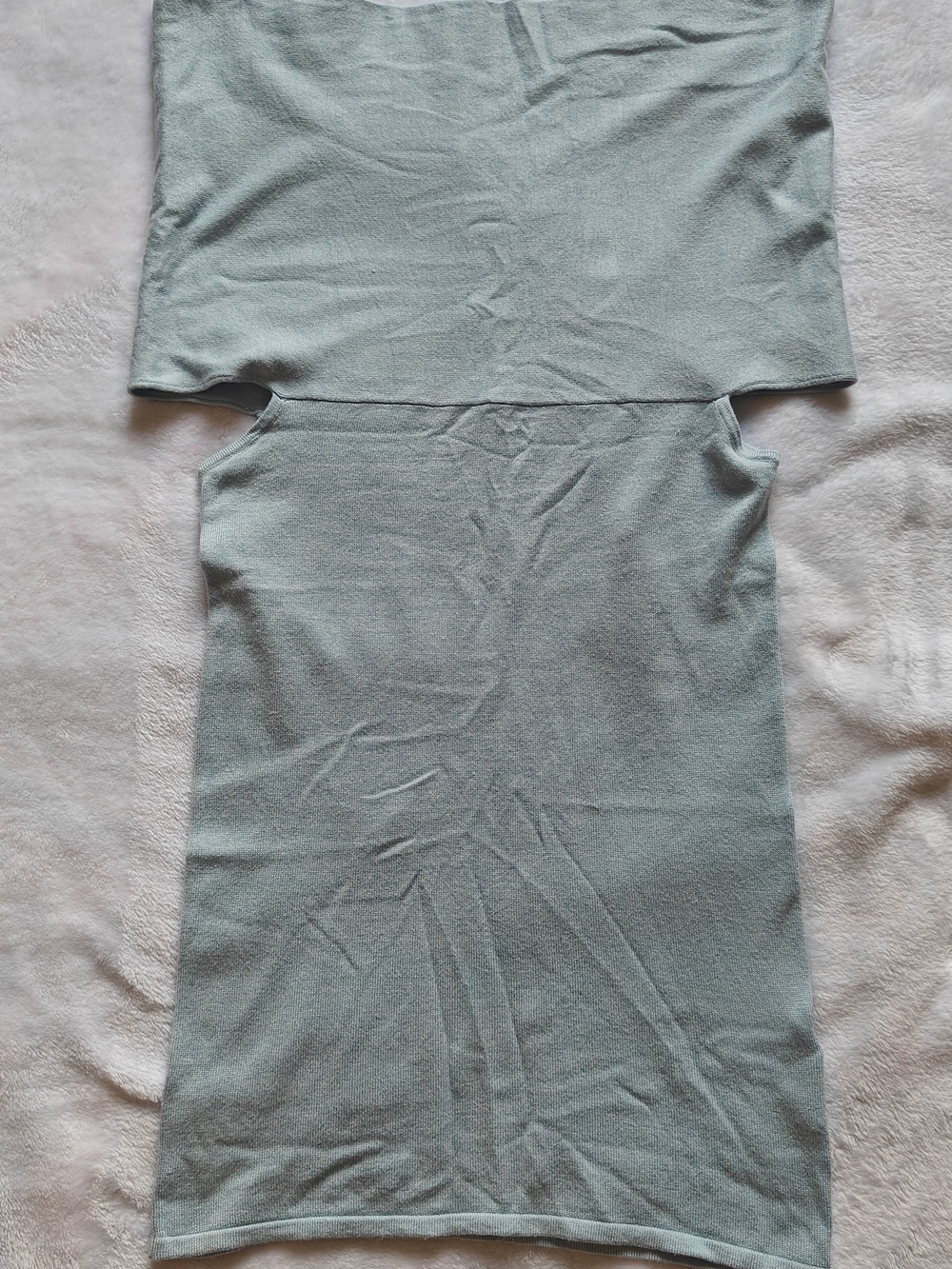Zara Light Blue Off the Shoulders Tube Top  Size M